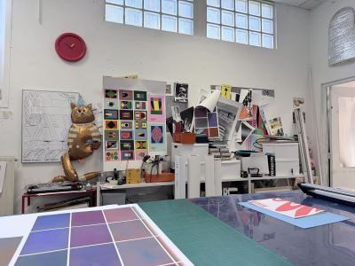 Atelier d'artiste du collectif Bonus