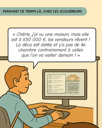 Le bien reste en ligne sans visites, tandis que les concurrents mieux positionnés attirent les acheteurs sérieux