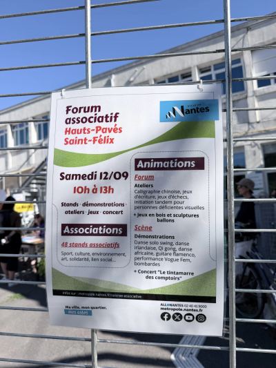 Vue d'ensemble du forum associatif Hauts-Pavés / Saint-Félix
