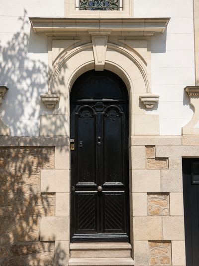 Détail porte quartier Saint-Pasquier, Nantes